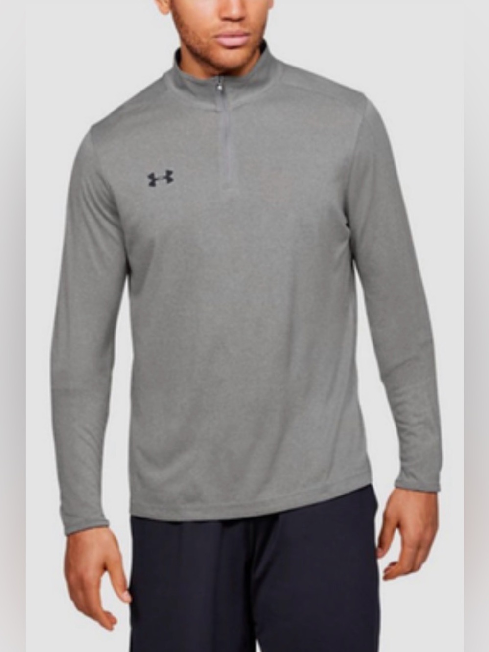 UA 1/4 zip pullover grey 1293901